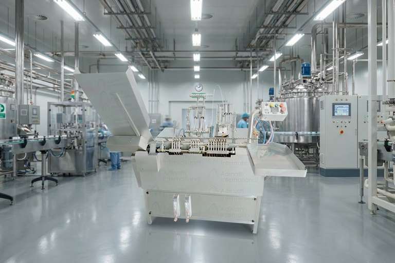 Four Syringe Ampoule Filling Machine
