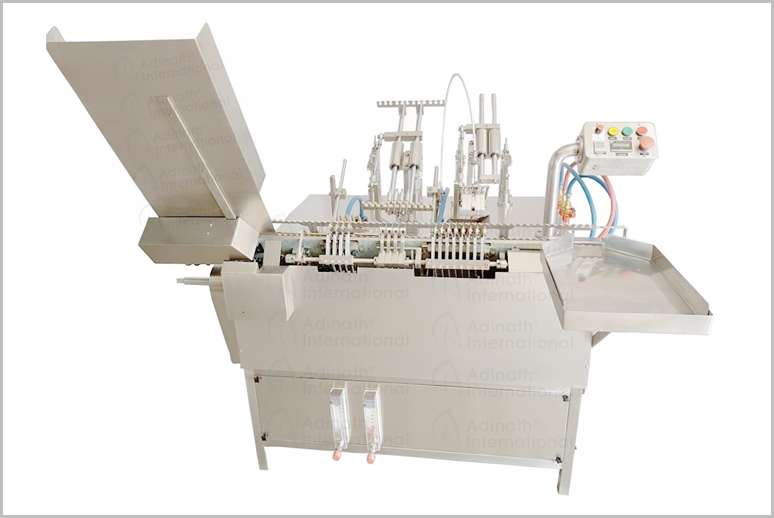 Four Syringe Ampoule Filling Machine