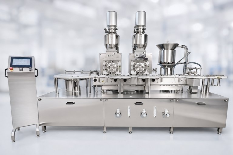 Dry Powder Filling Bunging Machine