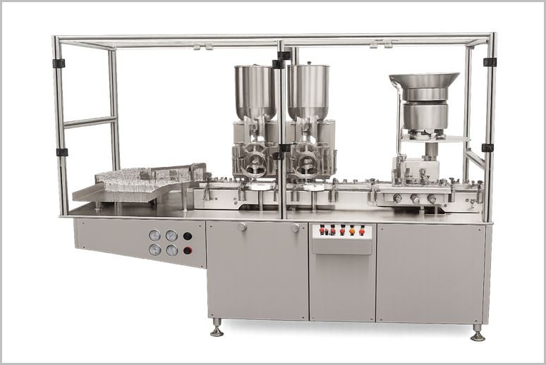 Injectable Powder Filling and Bunging Machine