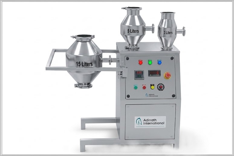 Lab Scale Double Cone Blender