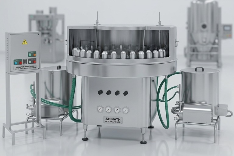 Rotary Bottle Washing Machine