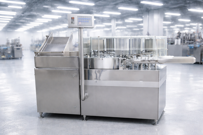 Automatic Rotary Ampoule Washing Machine