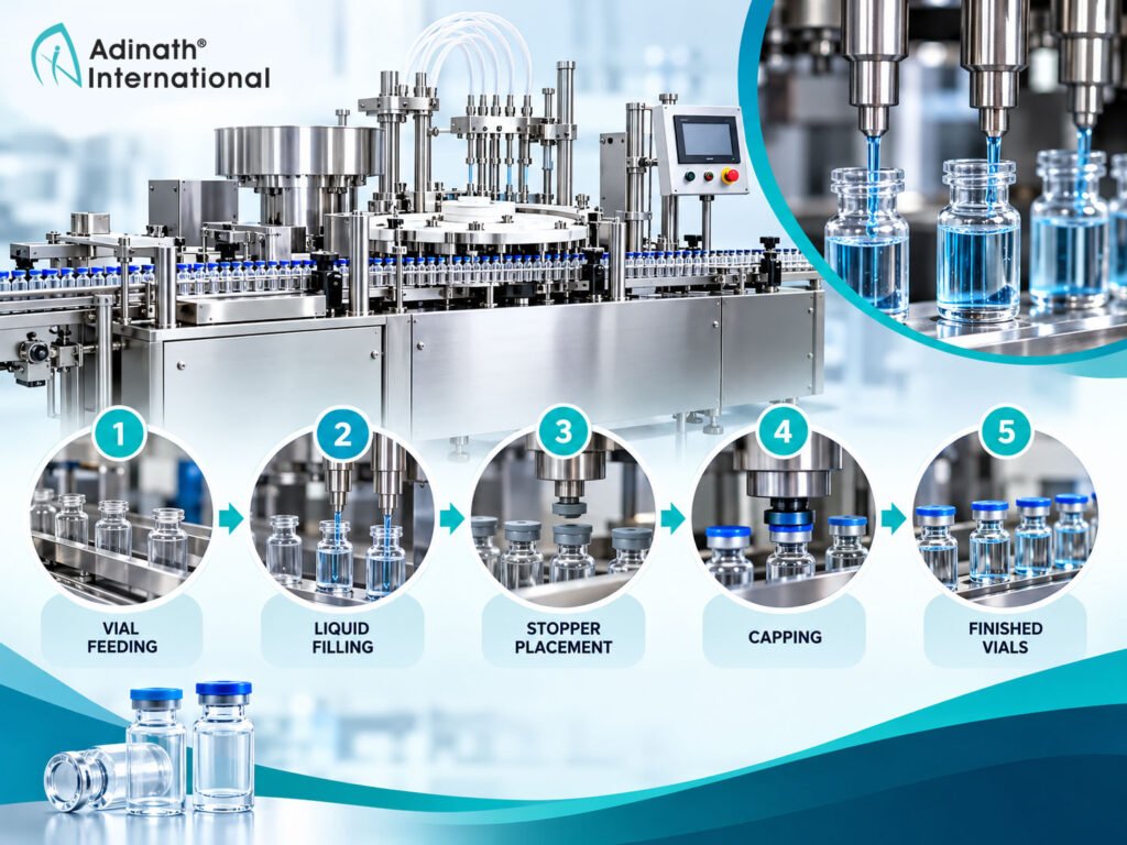 Vial Filling Machine Working Principle